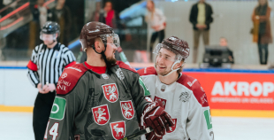 “Akropoles” ledus arēnā prezentētas Latvijas hokeja izlases jaunās formas