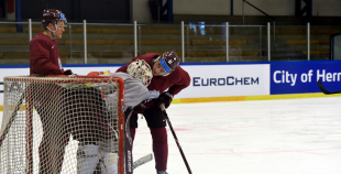 FOTO: Latvijas izlases treniņš (07.05.2018)