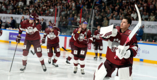 Latvijas izlase pirmajā spēlē atzīst Norvēģijas pārākumu