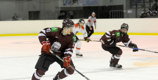 FOTO: Latvijas U-20 izlase Ventspils turnīru sāk ar zaudējumu austriešiem 