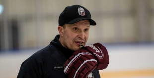 FOTO: Latvijas U-18 hokeja izlases treniņš