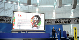 2021.gada Pasaules čempionāta talismans - ezis Spaikijs