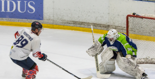 Saulietim četri vārti un piespēle, "MOGO" otrajā spēlē sagrauj "Prizma"