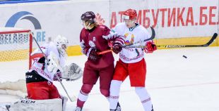 FOTO: Latvija - Baltkrievija 3:2 (pag.)