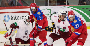 FOTO: Latvija U18 - Krievija U-18 3:4 (p.m.)