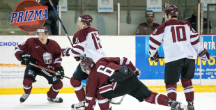 Latvijas hokeja izlases treniņš 24.03.2017.