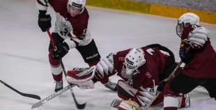 FOTO: Latvija U-18 - Latvijas U20 B komanda 2:1