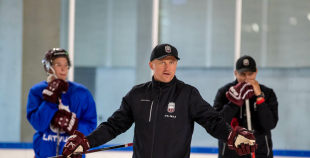 FOTO: Latvijas U-20 valstsvienība turpina gatavoties pasaules čempionātam