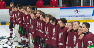 FOTO: Latvija U18 - Austrija U18 (4:3 p.m.)