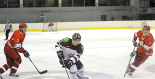 FOTO: Latvijas U-20 izlase turnīrā Ventspilī cieš neveiksmi (1:4) arī pret baltkrieviem 