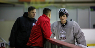 FOTO: U-18 izlase sāk gatavošanos pasaules čempionātam Rīgā 