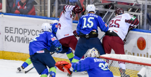 FOTO: Latvija - Slovēnija 9:1