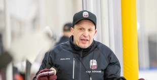 FOTO: Latvijas U-18 hokeja izlases treniņš