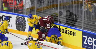 PČ: Latvja - Zviedrija 0:2