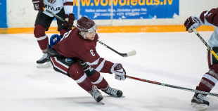 Latvijas hokeja izlases treniņš 24.03.2017.