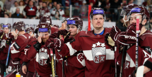 Latvijas izlase pirmajā spēlē atzīst Norvēģijas pārākumu