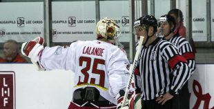 EHC: Latvija - Baltkrievija 1:0