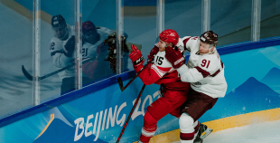 Latvijas hokeja izlase noslēdz olimpisko hokeja turnīru