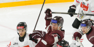 Latvijas nacionālā izlase vēlreiz uzvar Austriju