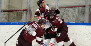 Latvijas nacionālā izlase vēlreiz uzvar Austriju