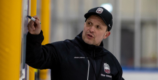 FOTO: Latvijas U-18 hokeja izlases treniņš