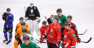 FOTO: Latvijas nacionālās izlases treniņš