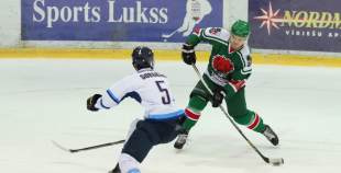 HK "Liepāja"  virslīgas spēlē ar 5:2 uzveic HS "Rīga"