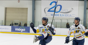 Virslīga: 5. finālspēle: HK Mogo - HK Kurbads 3:4 