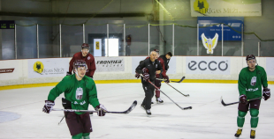 Latvijas izlases treniņš pirms došanās uz Franciju 