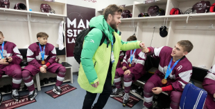 Latvijas 3x3 hokeja izlasei zelta medaļas!