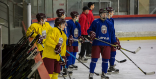 FOTO: Latvijas U-20 izlases treniņš (03.12)