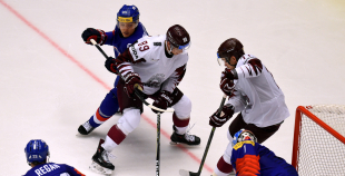 FOTO: Latvija - Koreja (5:0)