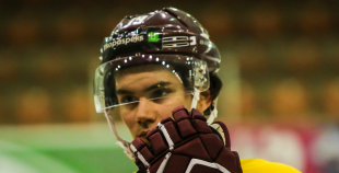 FOTO: U-20 izlases pirmdienas ledus treniņš "Volvo" ledus hallē 