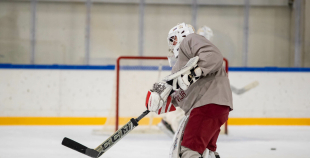 FOTO: Latvijas U-18 hokeja izlases treniņš
