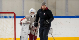 FOTO: Latvijas U-18 hokeja izlases treniņš