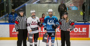 Vakar tika aizvadīta pirmā "Optibet" Baltijas sieviešu hokeja čempionāta spēle starp SHK "Laima" un "L&L Hope"