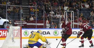 PČ: Latvja - Zviedrija 0:2