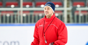 FOTO: Latvijas U-18 izlase "Arēna Rīga" aizvada treniņu pirms pasaules čempionāta 