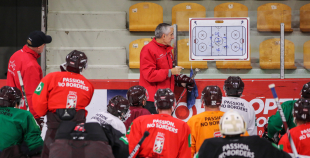FOTO: Latvijas nacionālās izlases treniņš