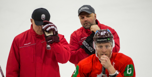 Nosaukts Latvijas nacionālās hokeja izlases sastāvs pēdējām pārbaudes spēlēm ar Šveici