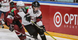 FOTO: U-18 izlases kandidātu savstarpējais mačs 