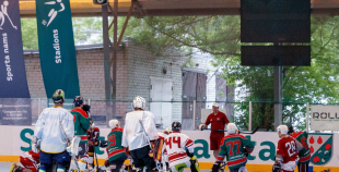 Latvijas inline hokeja izlase aizvada pirmo treniņu 