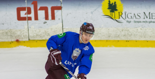 Nosaukts Latvijas nacionālās hokeja izlases sastāvs pēdējām pārbaudes spēlēm ar Šveici