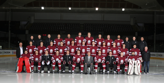 Foto 2015 PČ Latvijas valstsvienība