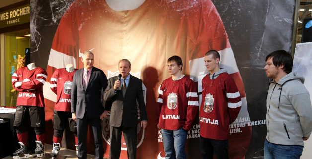 Soču olimpisko hokeja kreklu prezentācija