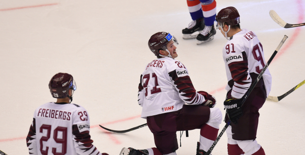 FOTO: Latvija - Koreja (5:0)