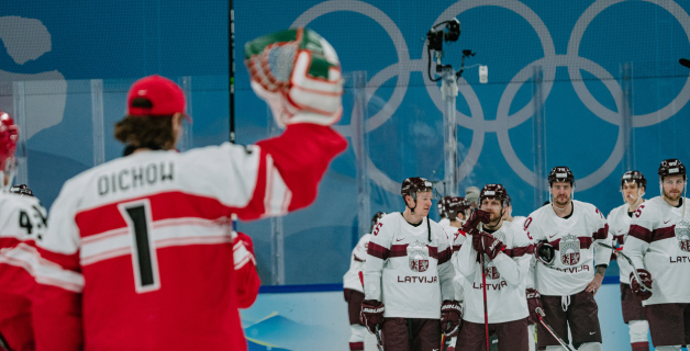 Latvijas hokeja izlase noslēdz olimpisko hokeja turnīru